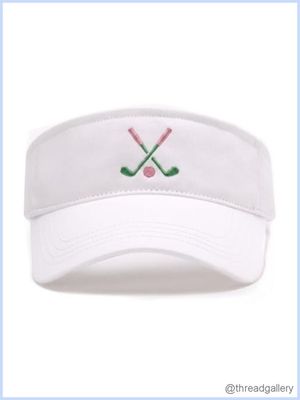 Embroidered Adjustable Sun Visor for Women Men Golf Tennis